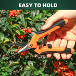 Load image into Gallery viewer, EWPJDK 3 Pack Garden Pruning Shears, Stainless Steel Shears, Gardening Shears, Scissors, Garden Clippers, Pruning Snips, Pruning Shears for Gardening Tools